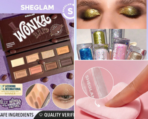 Sheglam makeup cover photo collage