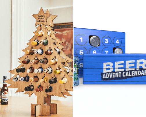 Beer advent calendars cover photo collage