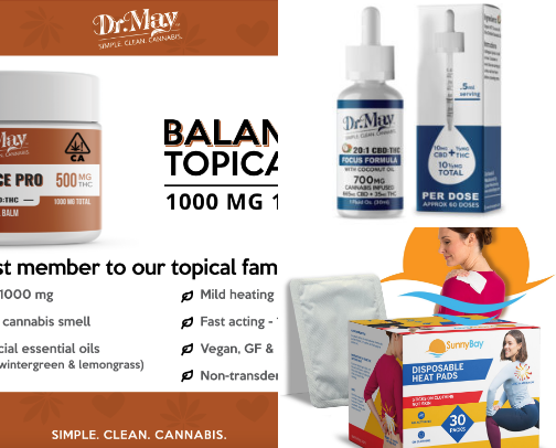 Pain relief cover photo collage