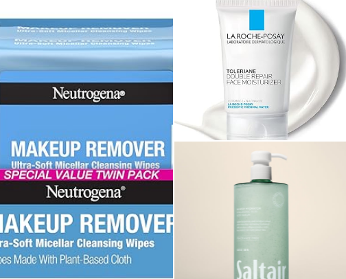 Skin Care products I swear by cover photo collage