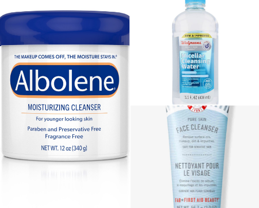 🫶🏼My skincare must haves for acne prone skin!!! cover photo collage