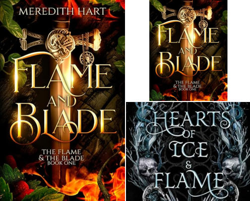 Read Online - Dark romantasy companions to The Flame and The Blade: The Complete Series: A complete binge-worthy series with romance, magic, and monsters (Flame and Blade) cover photo collage