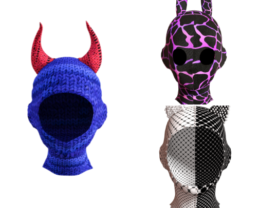 incredible full face masks/custom ski masks etc! cover photo collage