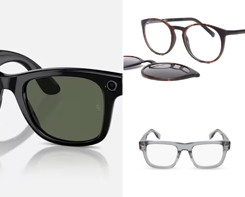 See the Style. Wear the Vision." 👓 cover photo collage