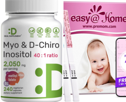 Trying to Conceive (TTC) Vitamins  & Tools for Irregular Cycles cover photo collage