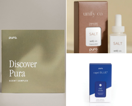 Pura- scents cover photo collage