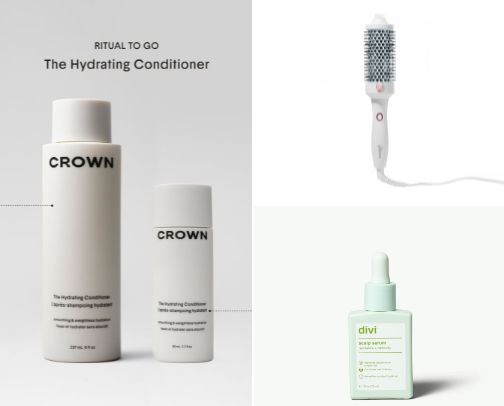 volume building hair routine for fine hair cover photo collage