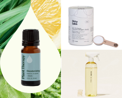 No greenwashing here, just green cleaning! cover photo collage