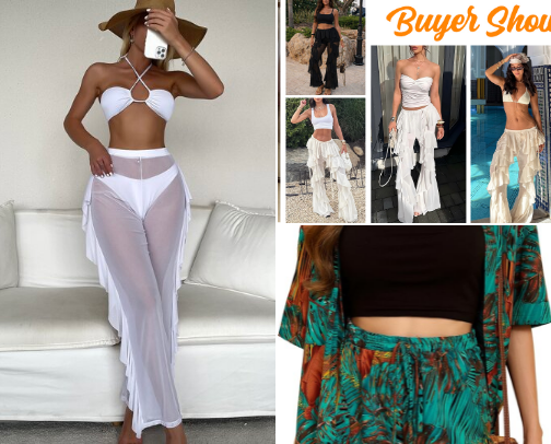 ​Beach Cover-Ups, Resort Wear & Statement Swimwear cover photo collage