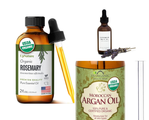 Natural Hair Growth Remedies 🌱🪴💧 cover photo collage