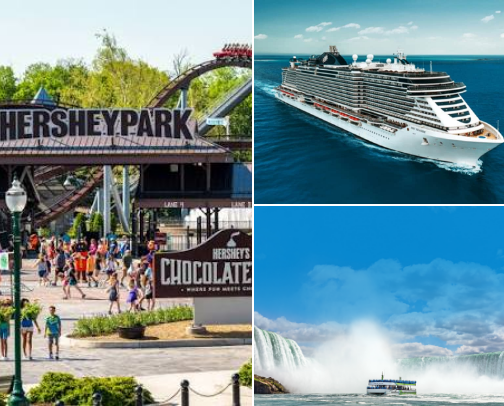 Fun places to visit for the whole family cover photo collage