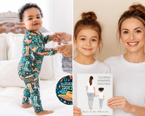 Matching Mama & Mini finds cover photo collage