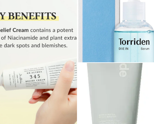 Skincare for glowy skin cover photo collage