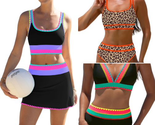 Swimwear cover photo collage
