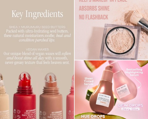 must have beauty products 💄 cover photo collage