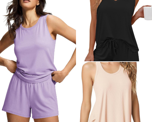 Hot Flashes, Cool Jammies Cooling sheets cover photo collage