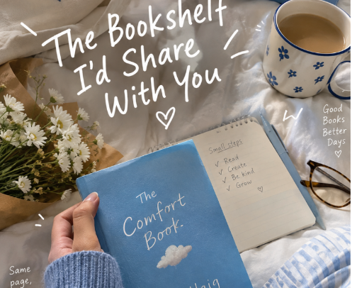 The Bookshelf I’d Share With You cover photo collage