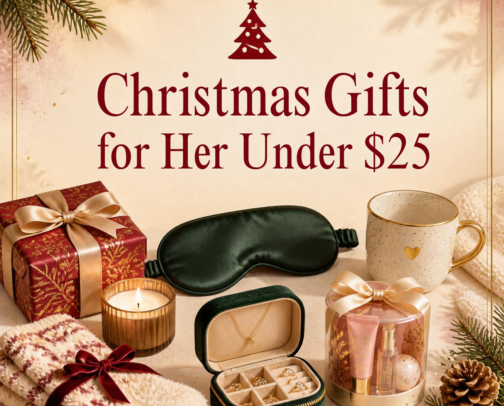 Christmas Gifts for Her Under $25 cover photo collage