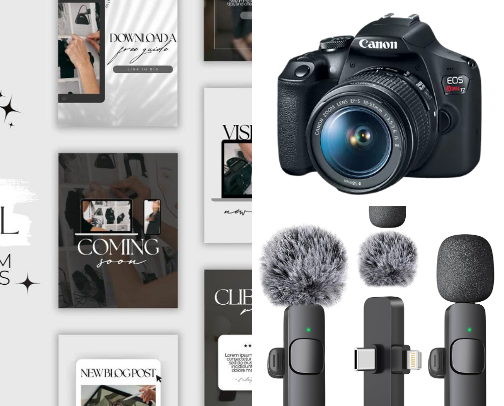 Things I Can’t Live Without as a Social Media Manager cover photo collage