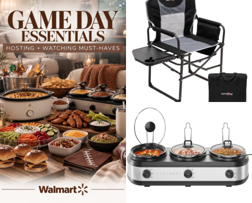 Game Day Essentials | Hosting, Tailgating + Watch Party Finds cover photo collage