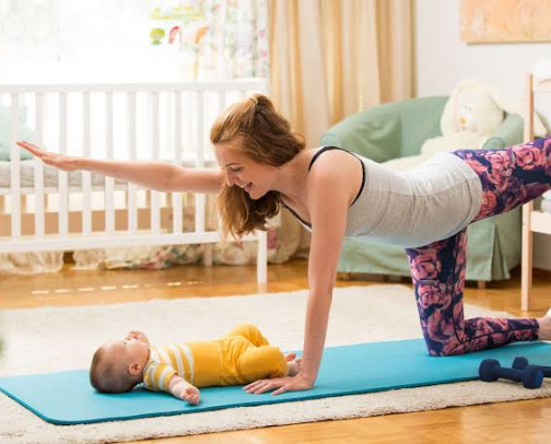 Pregnancy & Postpartum Fitness Essentials: Things That Make Movement Easier cover photo collage