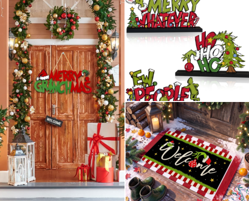 Grinchmas Made Me Do It cover photo collage