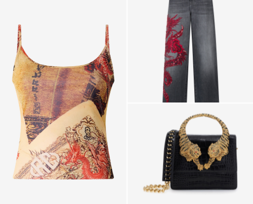 Roberto Cavalli MUST HAVES cover photo collage