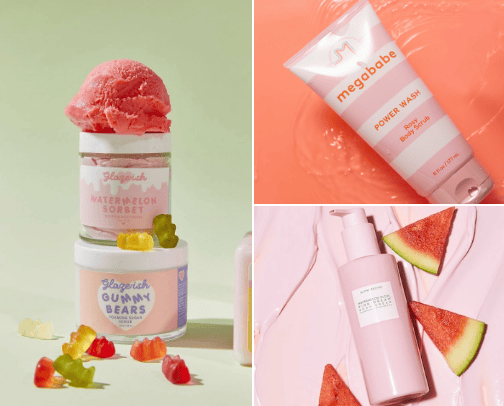 Body care cover photo collage