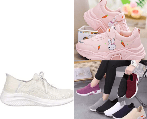 Sepatu wanita cover photo collage