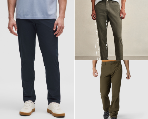 MEN'S SECTION | ALL DAY PANTS cover photo collage