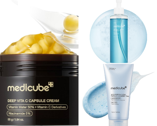 Skincare that keeps me glowing cover photo collage
