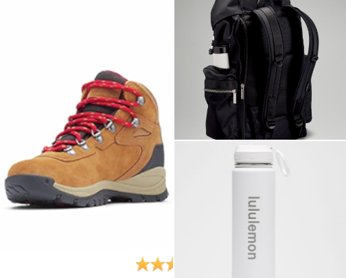 Hiking must-haves for beginners and advanced cover photo collage