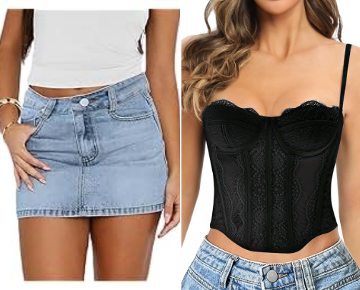 Concert outfits cover photo collage