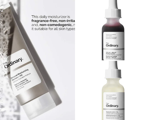Skin care products for skin care girliess cover photo collage