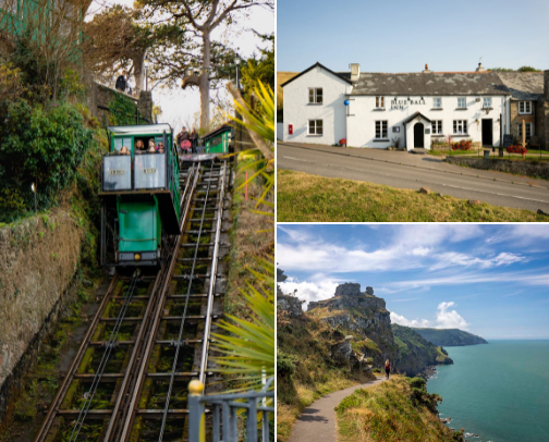 Lynton&Lynmouth uk cover photo collage