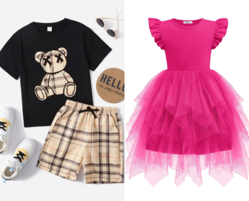 Mini Trendsetters - kids Fashion (Girls & Boys) cover photo collage