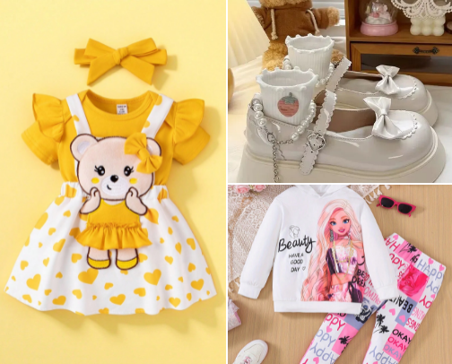 Mini Trendsetters - kids Fashion (Girls & Boys) cover photo collage