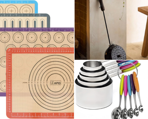 The items I love for baking and cooking cover photo collage