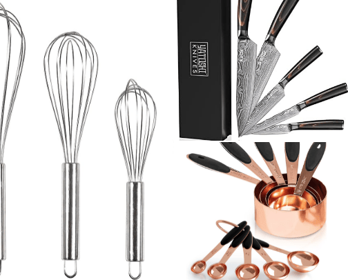 Utensils cover photo collage
