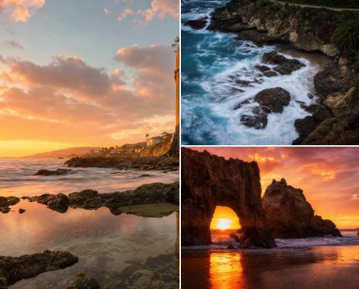 Best Engagement Photo Locations in SoCal cover photo collage