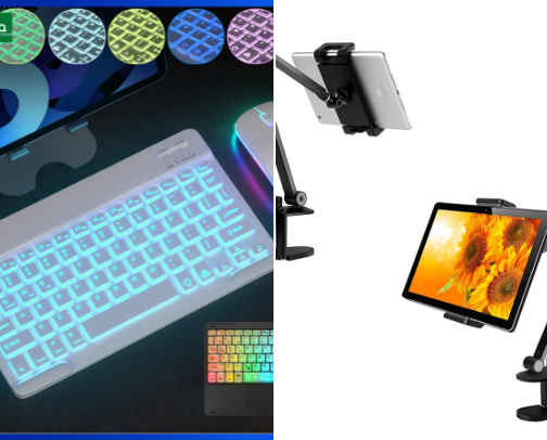 affordable tech essentials ! cover photo collage