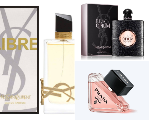 Fragrances cover photo collage