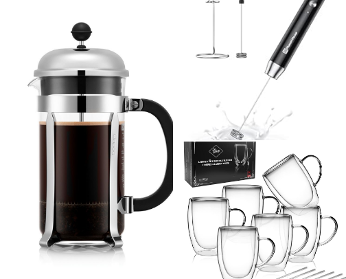 Essential coffe products for coffe lovers ☕✨ cover photo collage