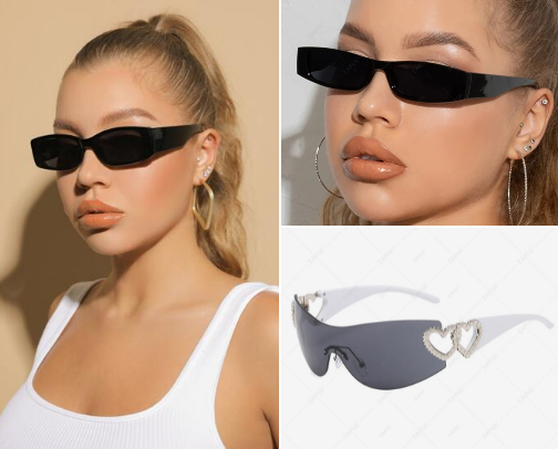 Glasses to feel classy 🕶️ cover photo collage