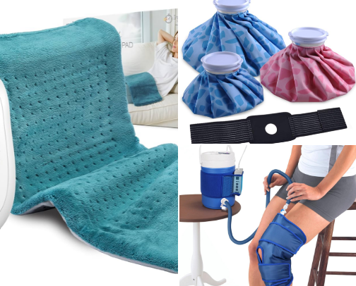 Pain Relief Options at Home!! cover photo collage