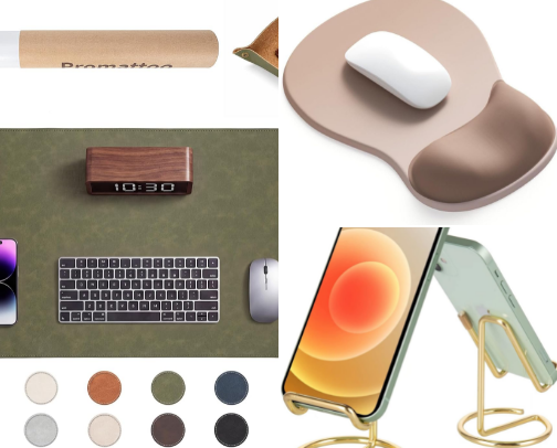 Must-haves for a cozy office 🤎 cover photo collage