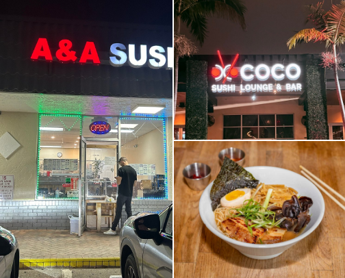 The BEST Asian Cuisine in Boca Raton + Delray Beach 🍣 cover photo collage