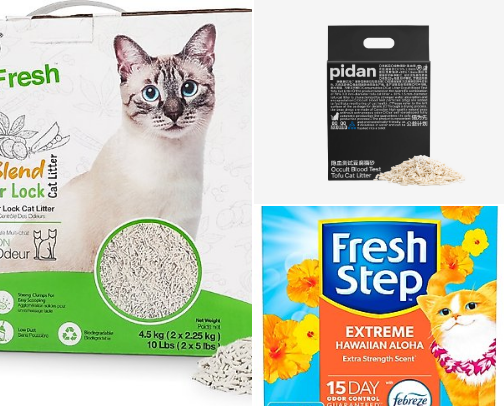 The Best Cat Litter & Accessories cover photo collage