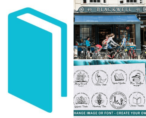 Books - bookish stuff cover photo collage