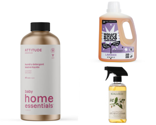 Nontoxic Cleaning supplies for everyday use!🩵 cover photo collage